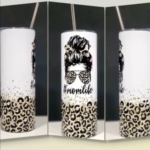 Cheetah #momlife Tumbler